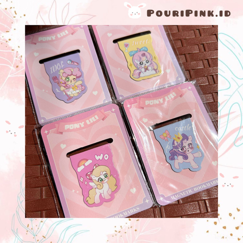 

Pembatas Buku Magnet Unicorn Aesthetic Magnetic Bookmark Korea Stationery Anak Alat Tulis Sekolah Atk Banjar Martapura Mtp PouriPink.id