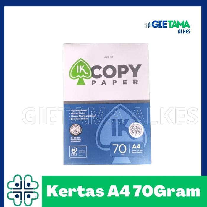 

TERLARIS! Kertas HVS IK A4 70gram Copy Paper