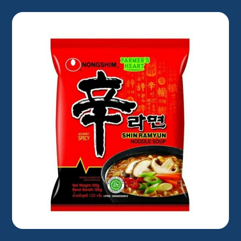 

Nongshim Shin Ramyun Spicy Mushroom Halal MUI!