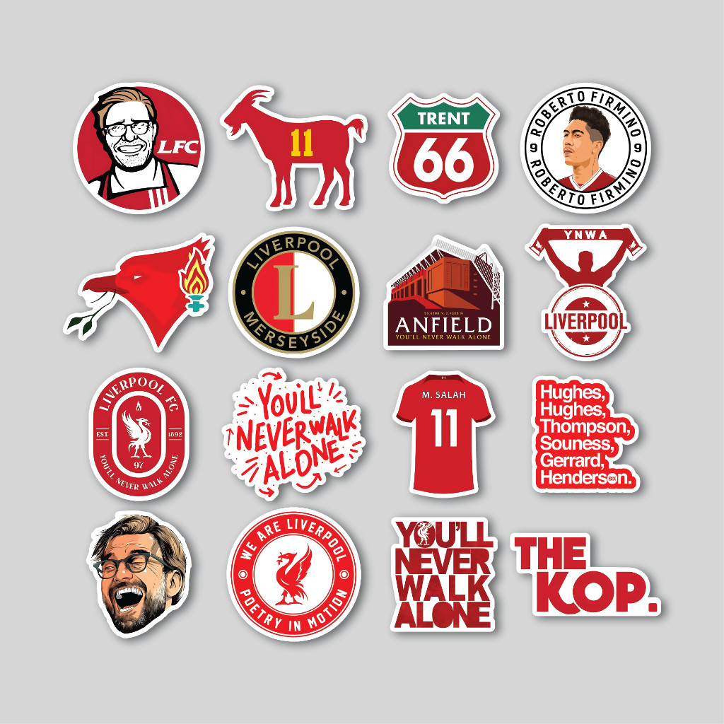 

Sticker Pack Liverpool | Sticker Tumbler | Stiker Laptop Koper Helm