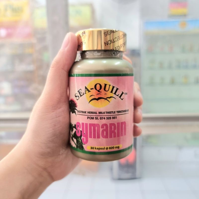 Sea-Quill Seaquill Sea Quill Symarin Max Detoks Detox Fungsi Hati