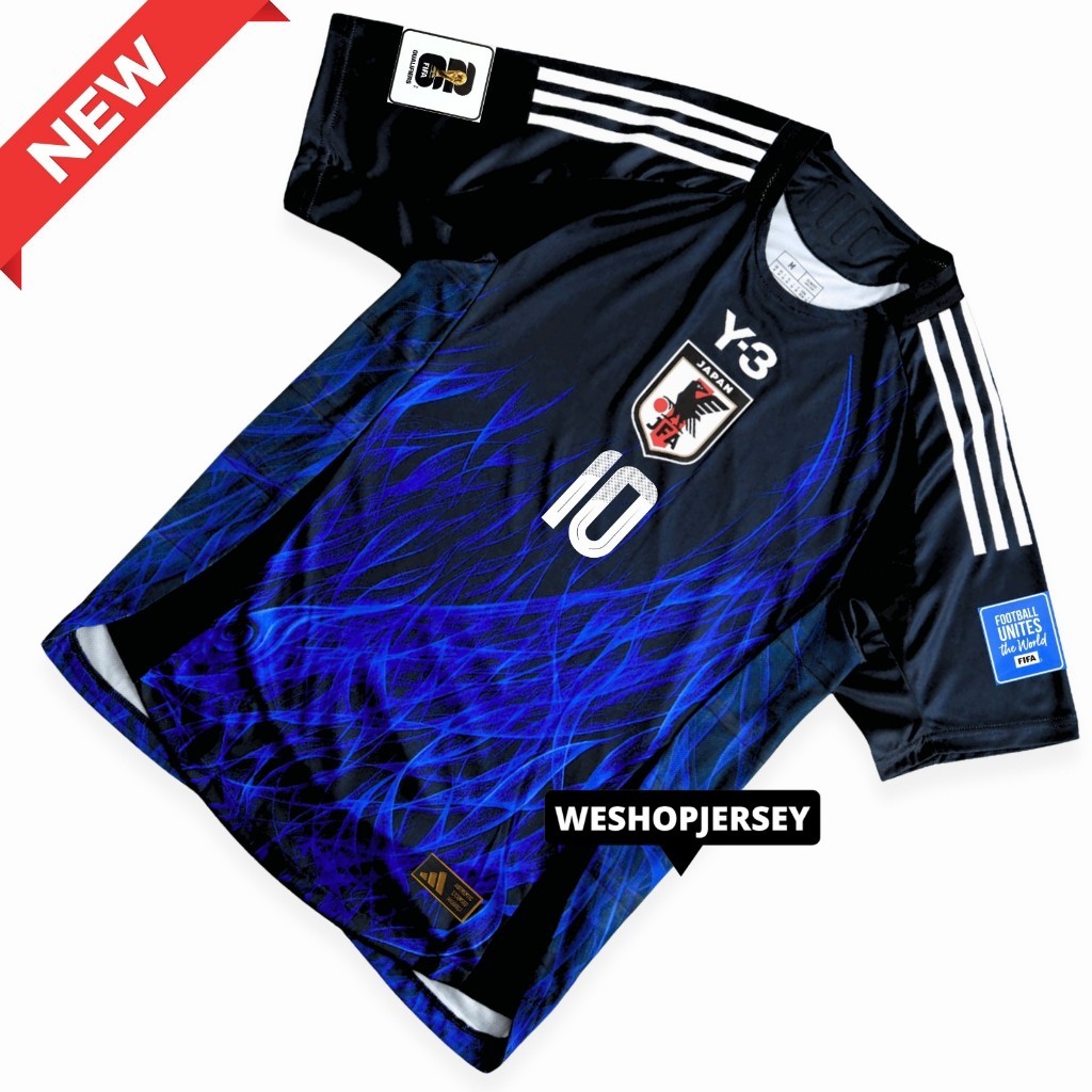Jepang Home Y3 Player issue 2024 Baju Bola Japan Player Version