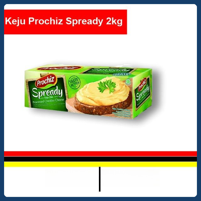 

Keju Prochiz Spready 2kg | Keju Oles - Keju Leleh