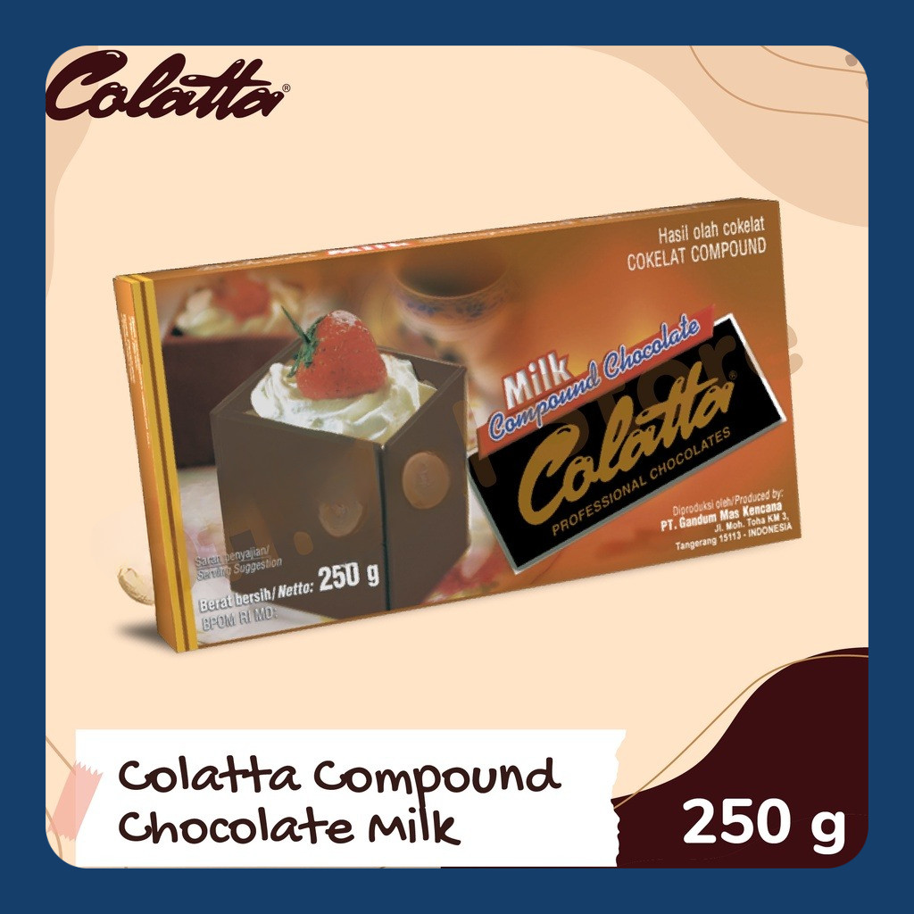 

Colatta Compound Chocolate Milk - Coklat Batang 250g