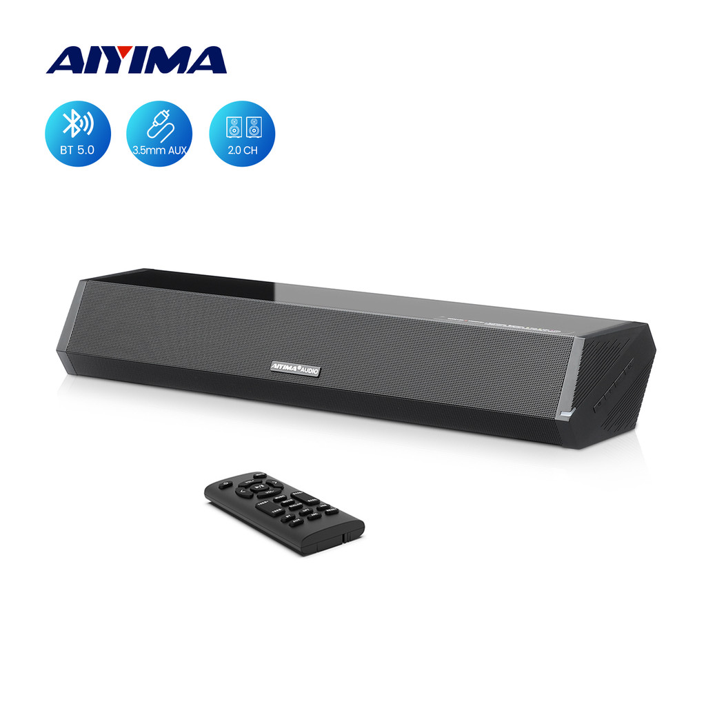 AIYIMA Bluetooth Speaker Portable Full Range Audio Speaker Wireless Soundbar TV Detachable Hifi Ster