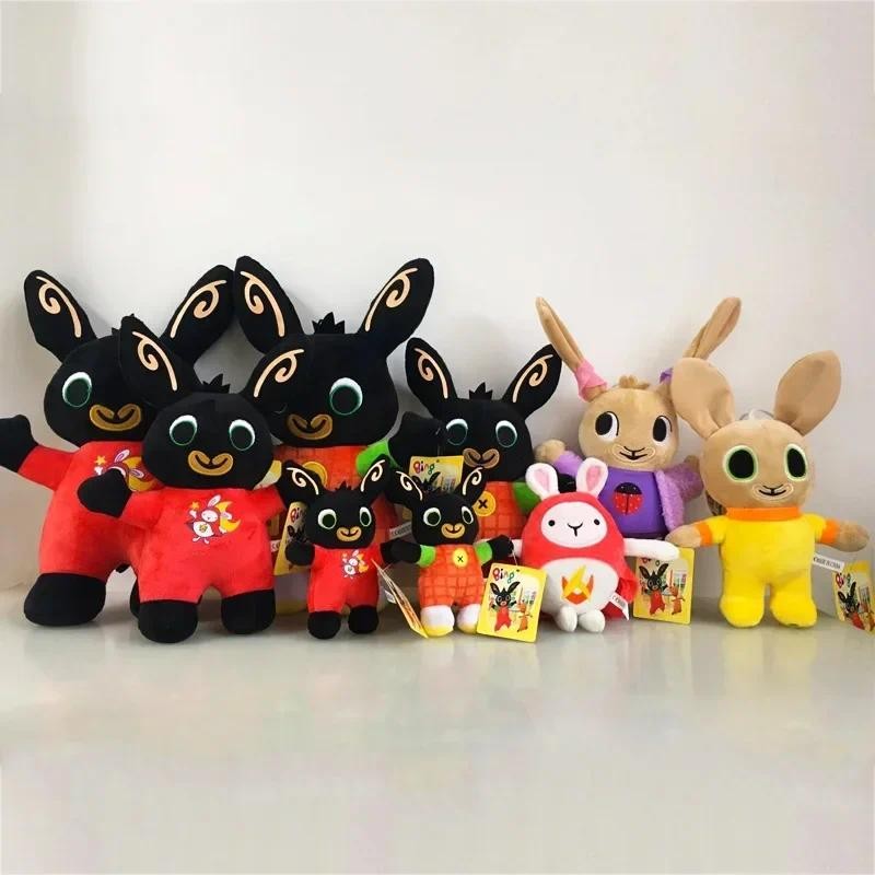 

15-35cm Cartoon Bing Rabbit Plush Toy, Fnaf Bing Friends Flop Sula Elephant Panda Bear Stuffed Animal Plush Doll For Girls