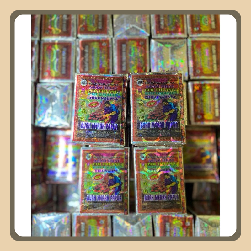 

BUAH MERAH PAPUA SERBUK 100% ORIGINAL (isi 12)