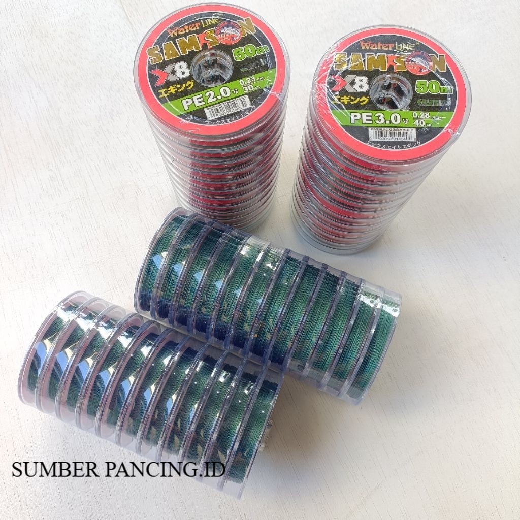 SENAR WATERLINE PE SAMSON X8 50 METER CONNECTING