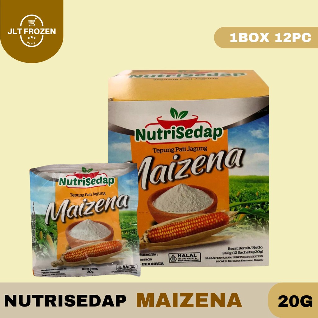 

Nutrisedap Maizena 20g -1BOX/12PC / Maizena / Corn Starch / Pati Jagung