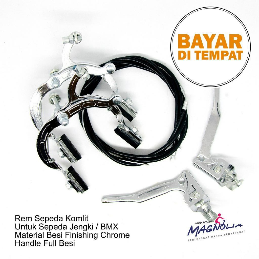 Rem Sepeda Sepedah Komplit Full Set Jengki Kebo Onthel Jadul / Caliper U Break Brake Sepeda