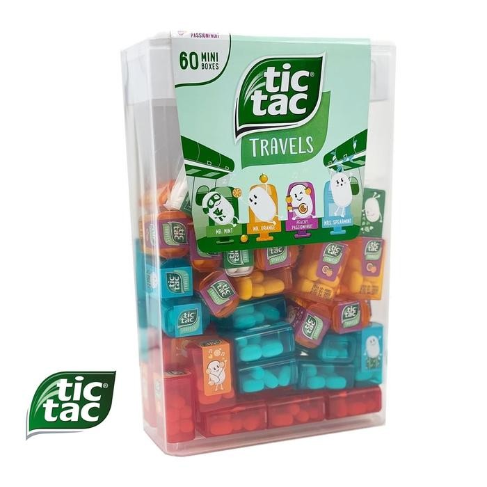 

Permen TIC TAC Lilliput Mixed 228gram isi 60 Mini Boxes Terlaris