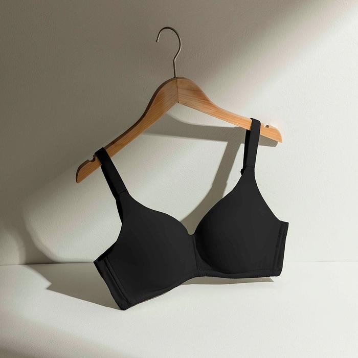 New Sorella Bra Silky Lite Wireless Full Cup S10-29815 - Cup C & D - Black, 36C
