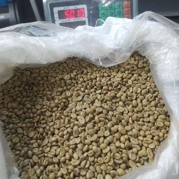 

1 Kg Kopi ROBUSTA Green Bean FINE / Kopi Mentah / Kopi Oce Bangelan Gunung Kawi