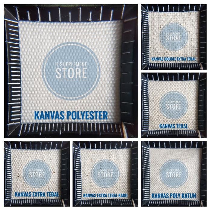 

Sample Kain Kanvas 20x20cm Yang Dijual Di IJ Supplement Store
