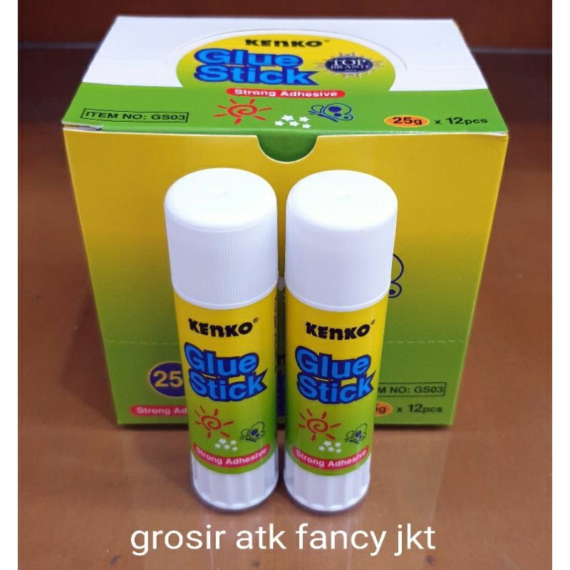

Lem Kertas Glue Stick Kenko 25 gr GS03 Besar