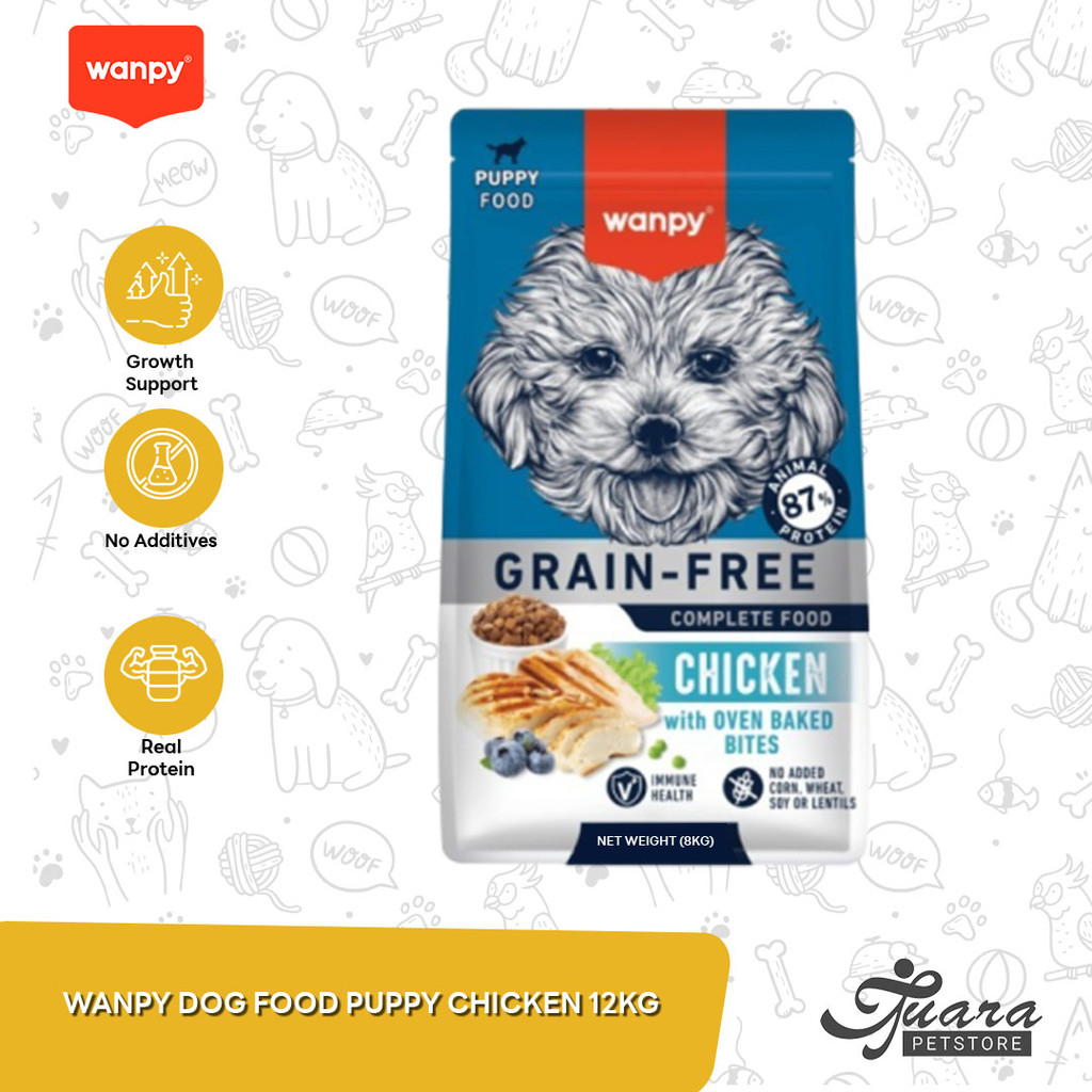 Wanpy Grain Free Dog Food Makanan Anjing 12 KG