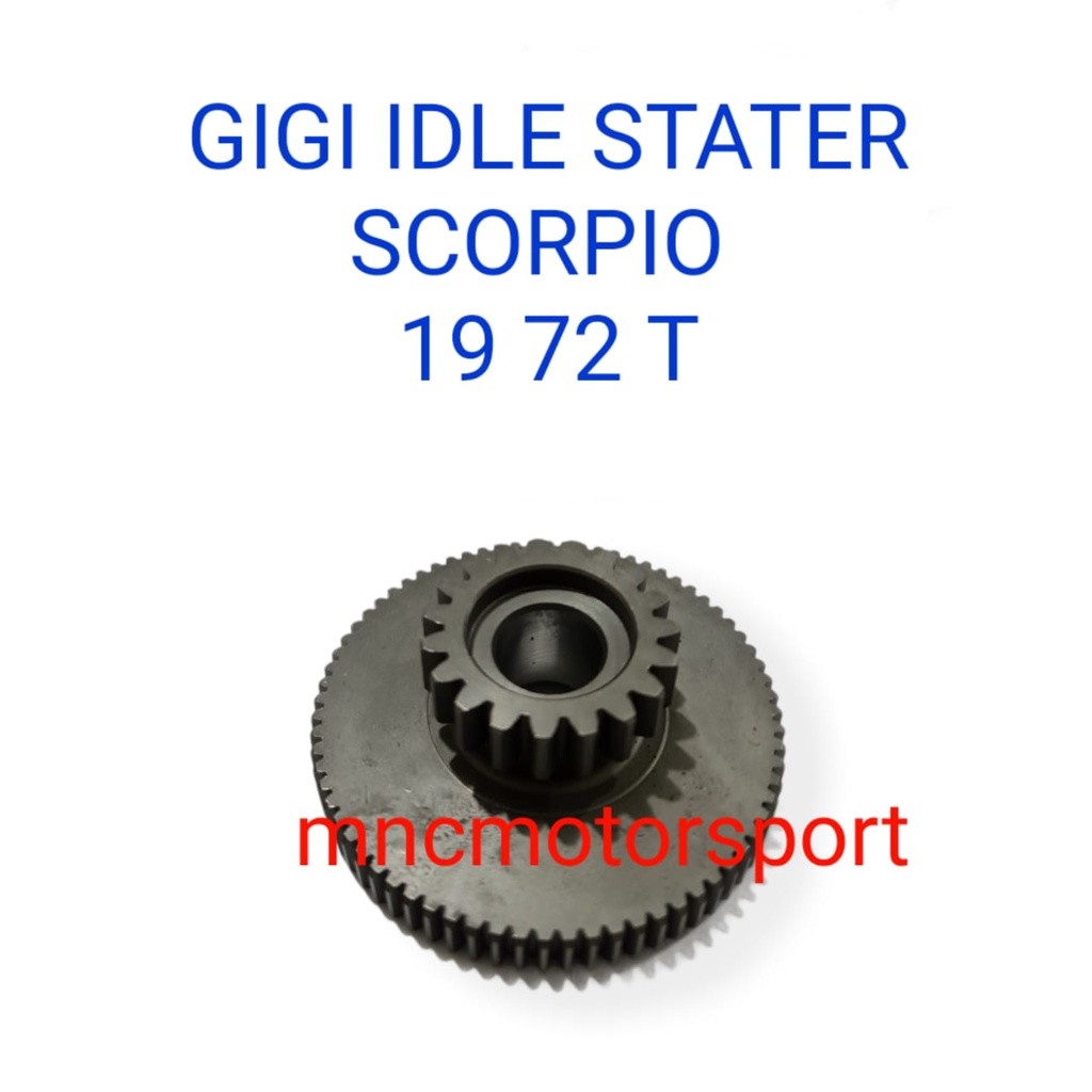 GEAR GIR GIGI IDLE STATER KECIL SCORPIO 19 72 T