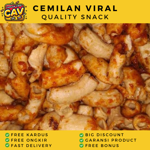 

CAV MAKARONI PEDAS MANIS 1kg Makaroni Pedas Manis Gurih Makaroni Mekar Pedas Manis Camilan Snack