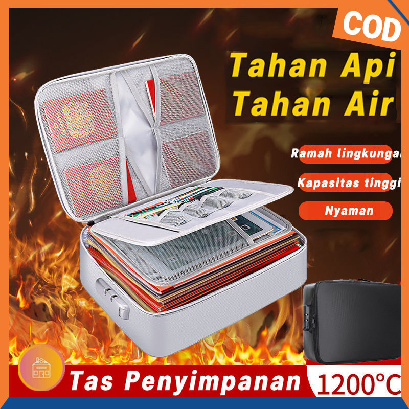 

[COD] Tas Dokumen Tahan Api Dan Air /Tas Penyimpanan /Tas Penyimpan Dokumen /Menyimpan Dokumen & Paspor /Tempat Berkas Map