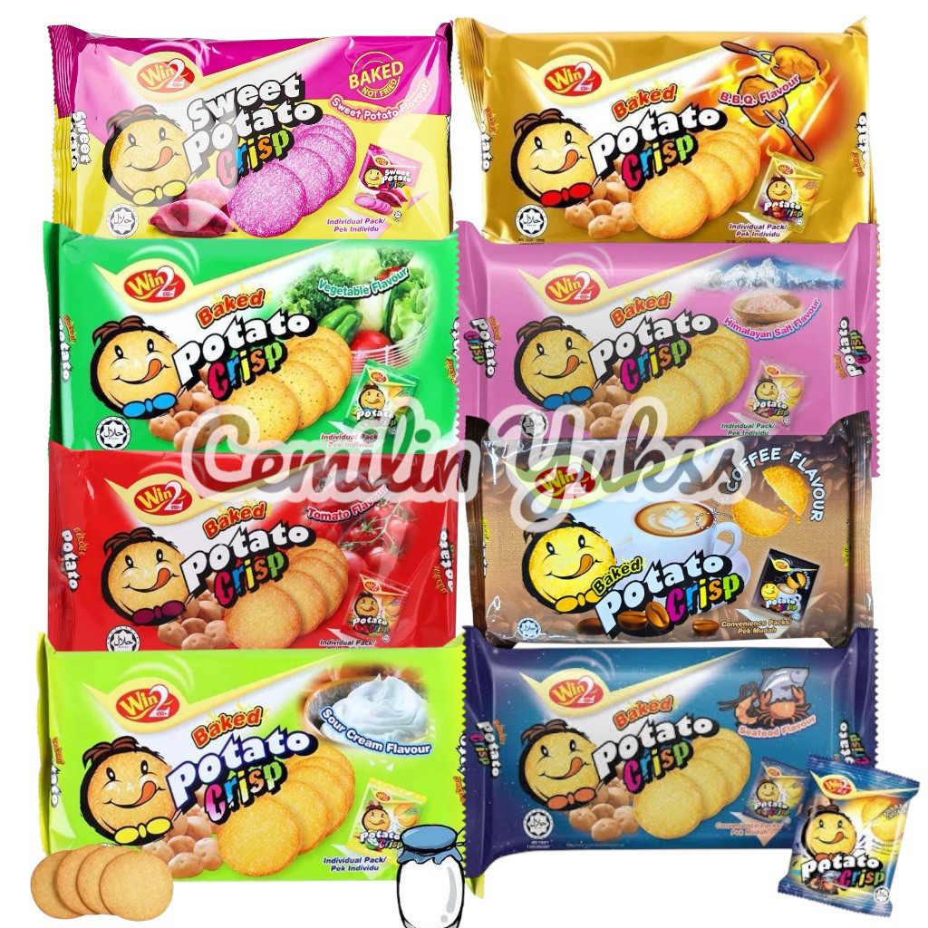 

Win2 Potato Crisp Baked Potato Crisp 120g win2 BBQ Vegetable Seafood