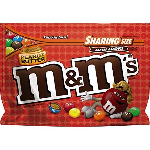 

M&M'S Peanut Butter Chocolate Candy Sharing Size 9.60 Oz/272, 2 Gr Bag