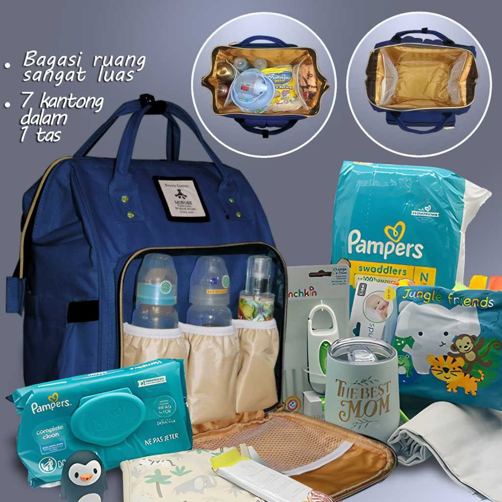 Tas Bayi Multifungsi / Tas Diaper Bag Monobe