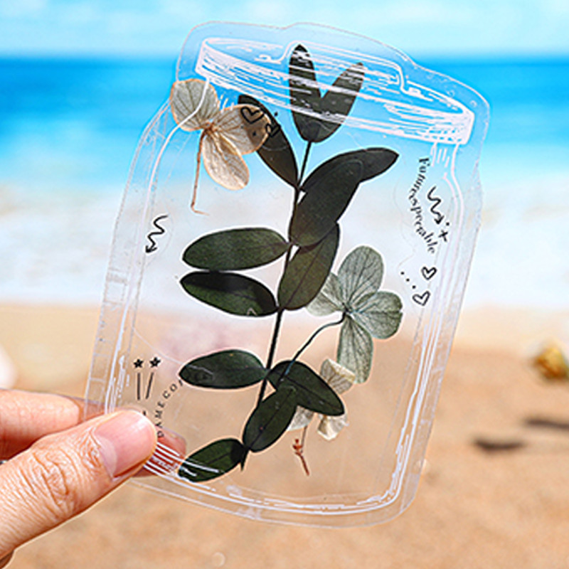

Mr Paper 20pcs/bag Summer Wave Whispering Bottle Series Summer Landscaping PET waterproof sticker book DIY handbook diary Laptop