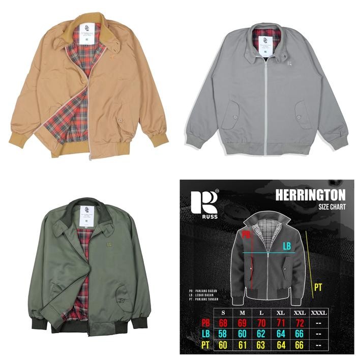 Russ Co Harrington Jaket Pria British