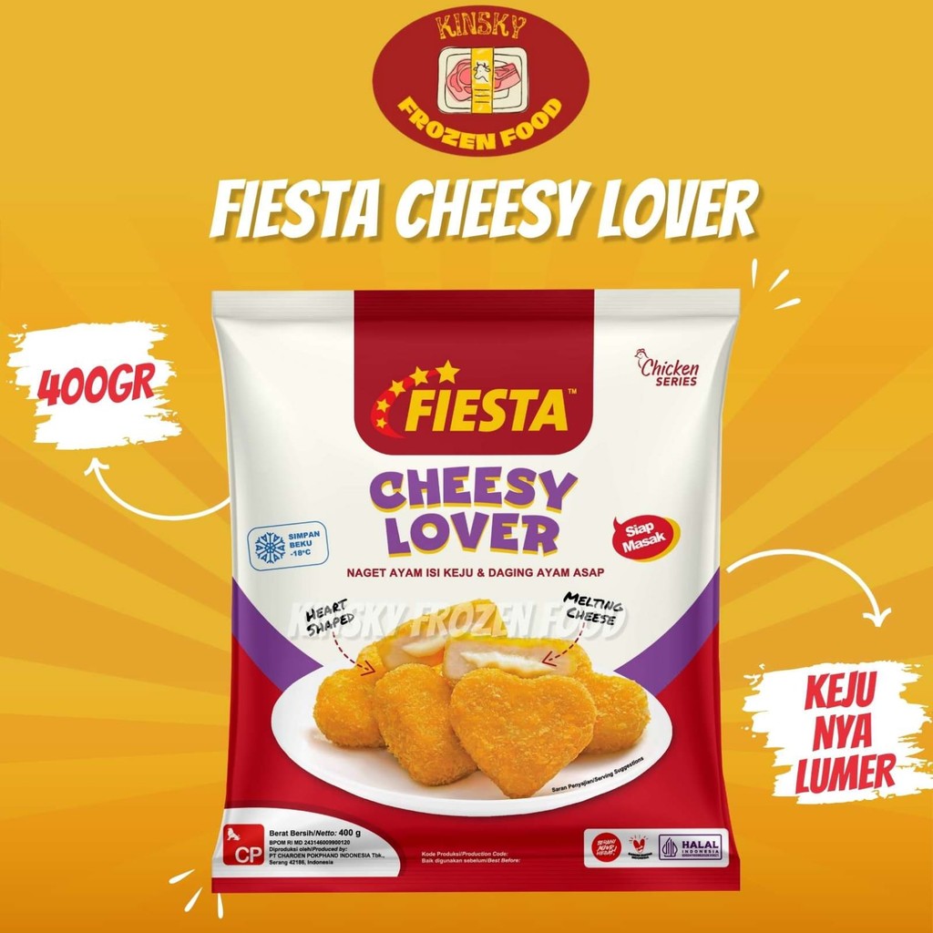 

FIESTA CHEESY LOVER 400GR