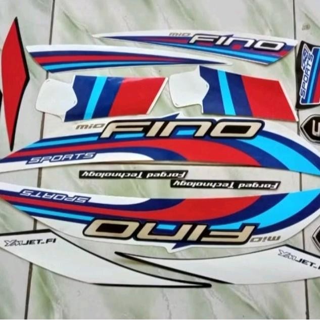 Stiker Striping Motor Yamaha Fino 125 FI 2015 Full Body Standar Berkualitas Terbaik - Motorcycle emb