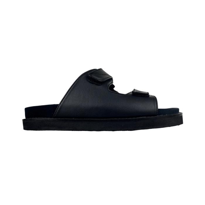 r PP ATOZZ KAIA Sandal Platform Unisex Sendal Flat - Black, 37