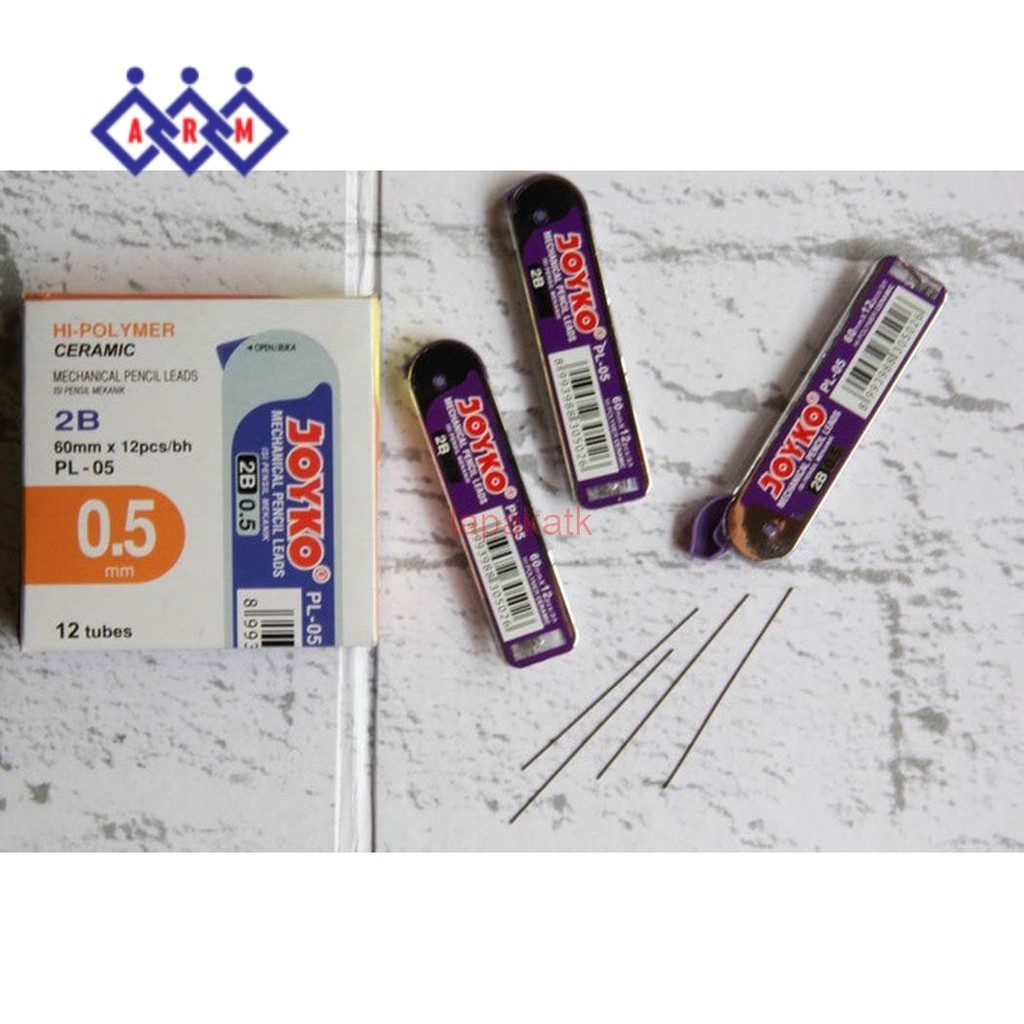 

ISI PENSIL MEKANIK JOYKO 2B 0-5 (1 TUBE) + Best Seller