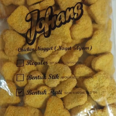 

Jofrans Nugget Ayam Hati 1KG Heart Shape