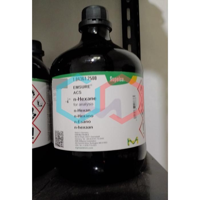 Merck n-heksan / n-hexane pro analis Repack  50 mL Merck 104367 nnH005