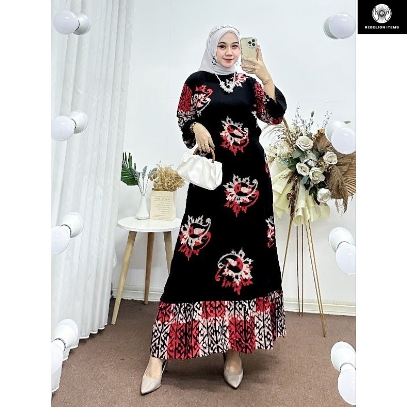 daster maura daster batik daster busui dress batik daster lengan panjang daster panjang daster batik