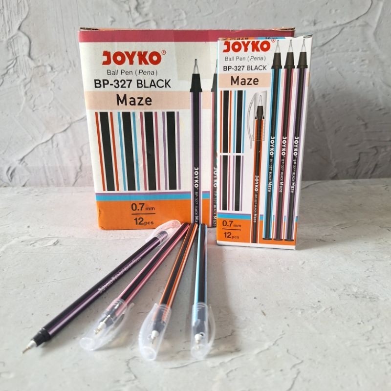 

NEW (12 Lusin) Pen Maze Joyko BP-327 Pergross PREMIUM