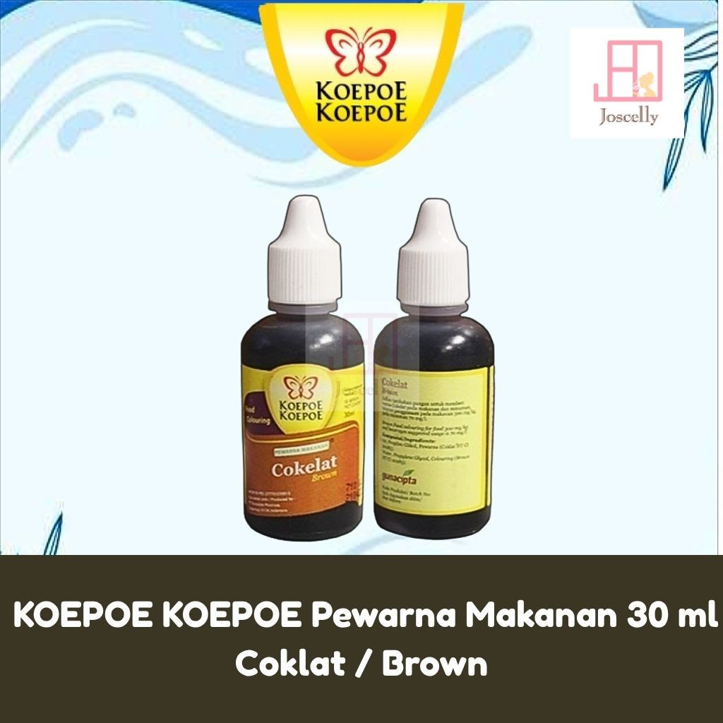 

JOSCELLY.ID KOEPOE KOEPOE Pewarna Makanan Coklat / Brown