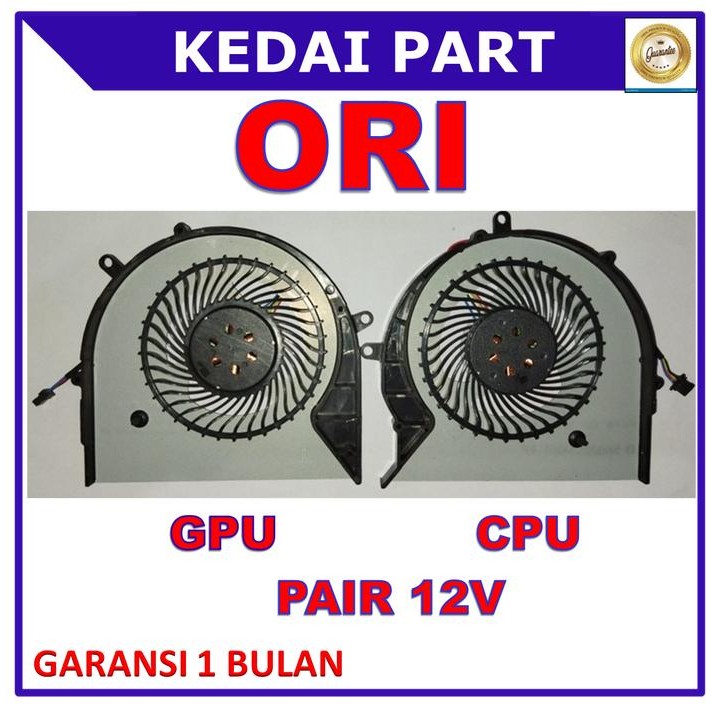 Fan Asus ROG Strix FX503 GL503VM GL503VS GL703 GL703V GL503 12V Sepasang