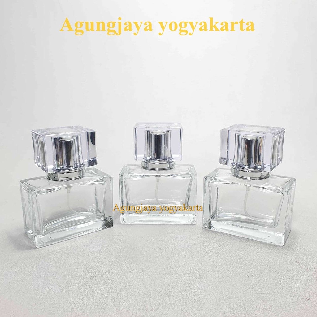 Botol Parfum Chanel 30ML Semi Press Clear / Botol Parfum Kosong Chanel / Botol Kaca Parfum 30 ml / B