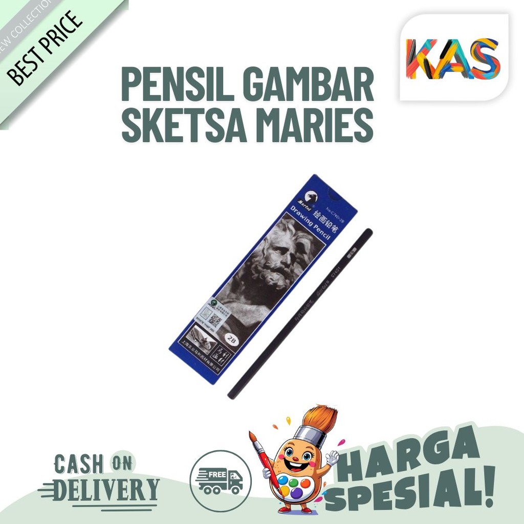 

Pensil Gambar Sketsa Maries C7401 Drawing Pencils Maries Pencil Sketsa Lukis – Satuann