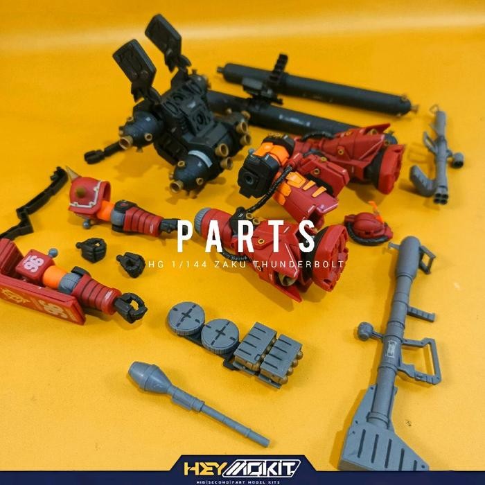 ‎NON BANDAI HG ZAKU II PSYCHO ZAKU THUNDERBOLT  GUNDAM PART HAND ARM ARMS SHOULDER / WAIST SKIRT BAL