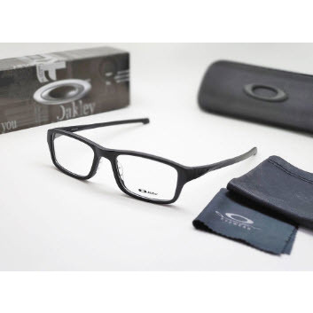 NEW FRAME KACAMATA PRIA OAKLEY 8039 CHAMFER BLACK FULLSET