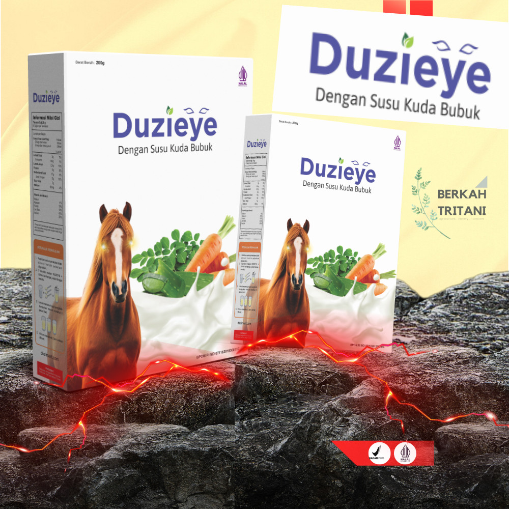 

Duzi Eye - Susu Kuda Lombok Nutrisi Mata Bubuk 200 Gram