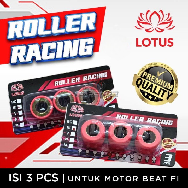 ROLLER BEAT FI/ROLLER RACING BEAT FI/SCOOPY FI/VARIO 110 7GRAM - 12GRAM (PREMIUM) 3pcs