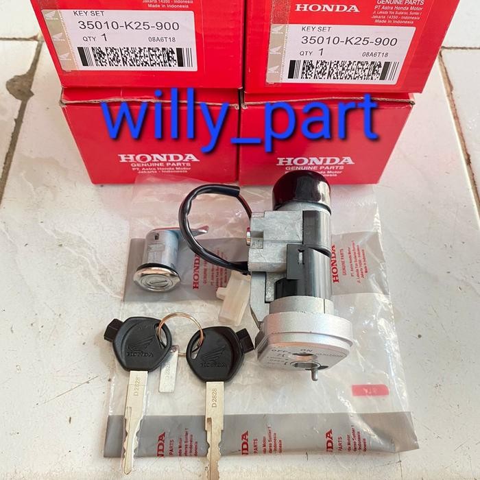 kunci kontak set + kunci jok Beat fi, beat new 2014-2016 K25 beat fi