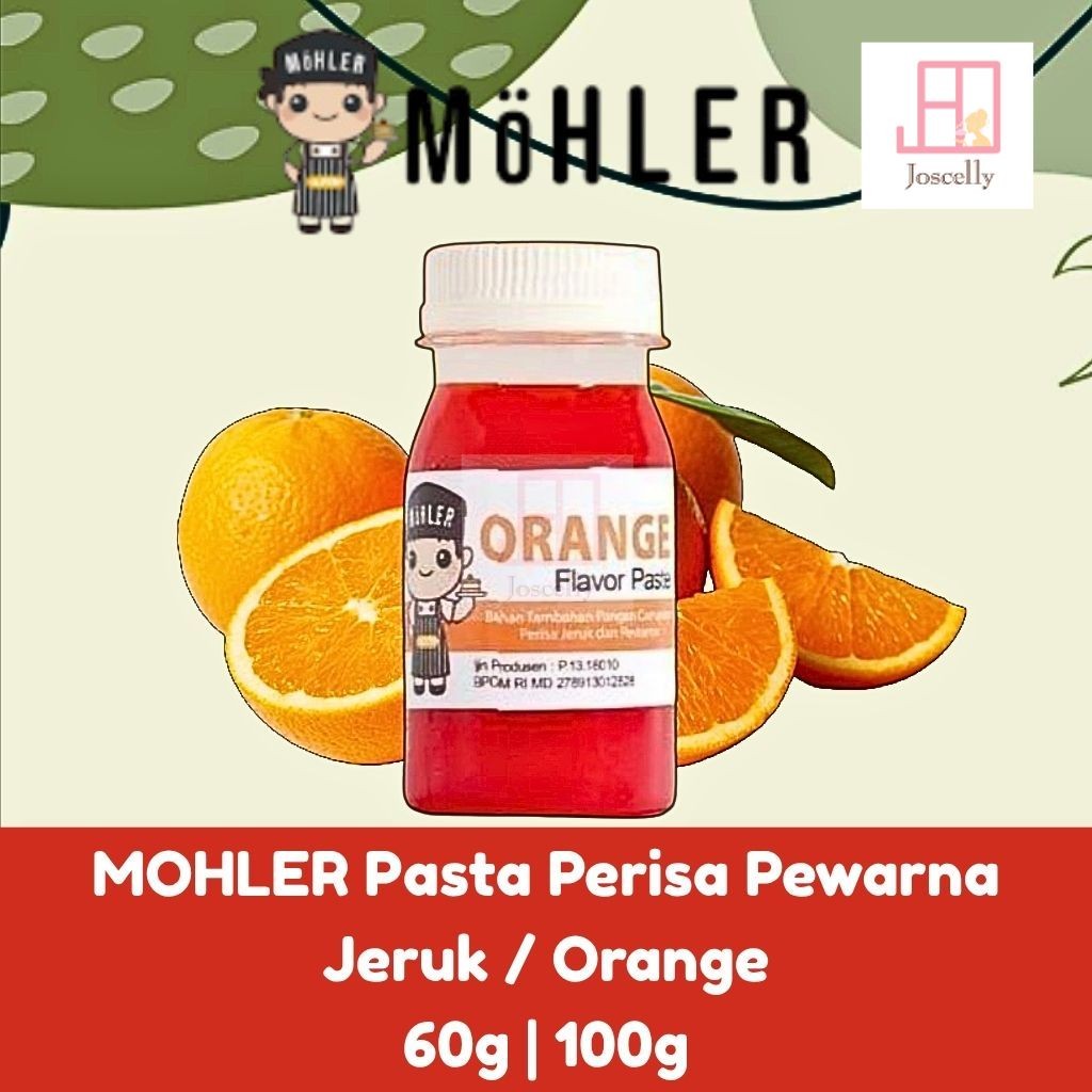 

JOSCELLY.ID MOHLER Pasta Perisa Pewarna Jeruk / Orange