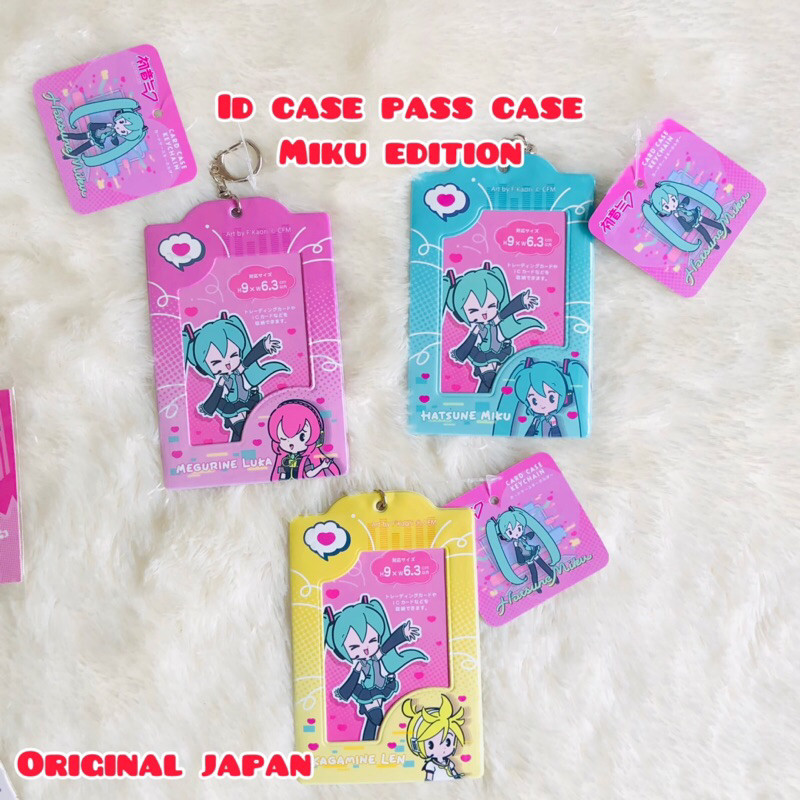 

TERMURAH hatsune miku meiko kaito rin id case pass tempat kartu case original japan jj-0
