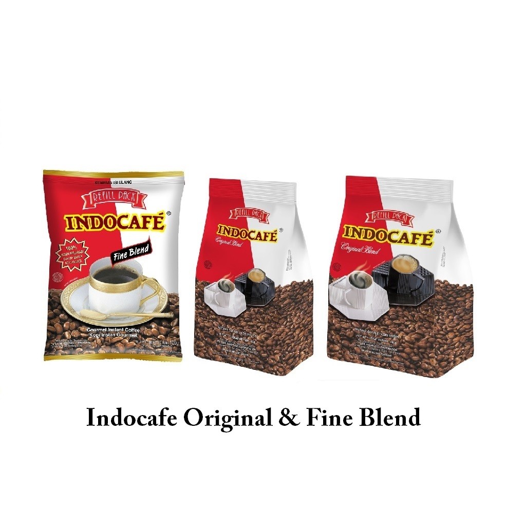 

INDOCAFE Original Blend REFILL fine blend Black Coffee all varian