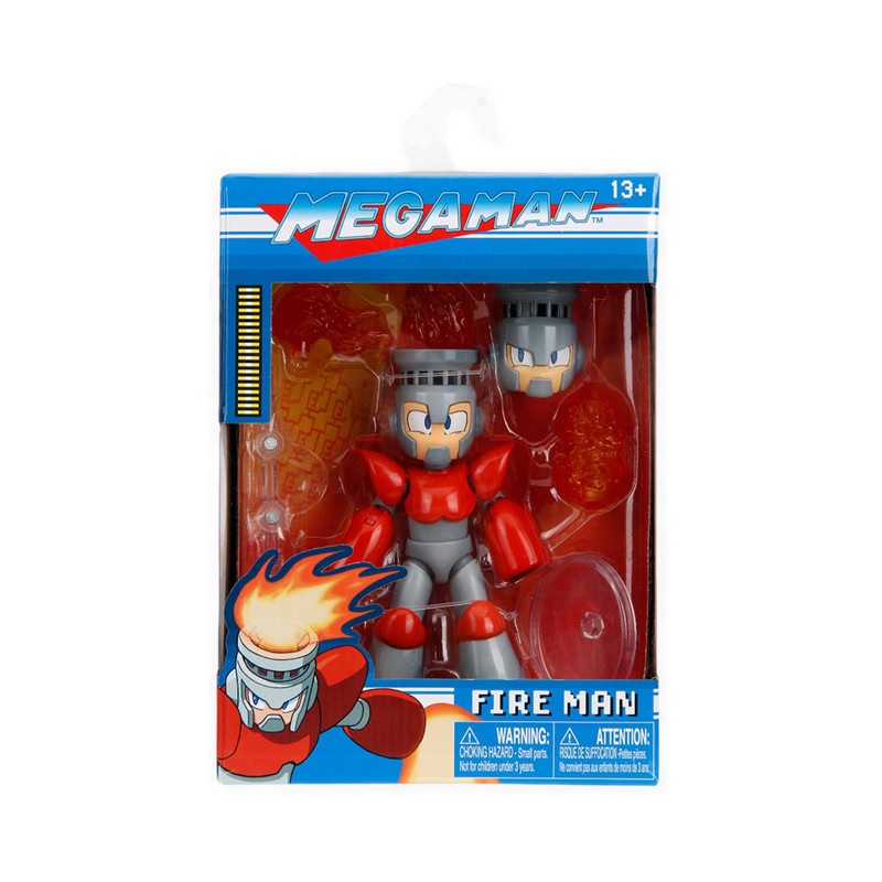 JADA 4.5" Megaman Fire Man Action Figure