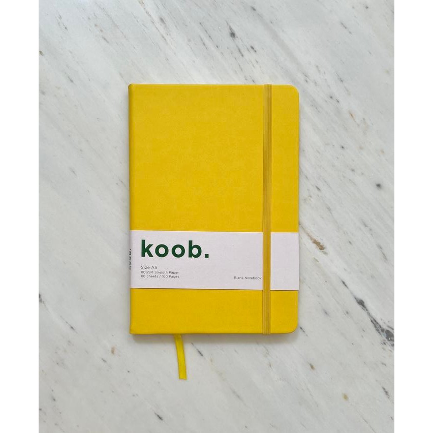 

SR A501 Koob. Notebook A5 Buku Tulis Polos / Plain Agenda Jurnal Diary - Kuning